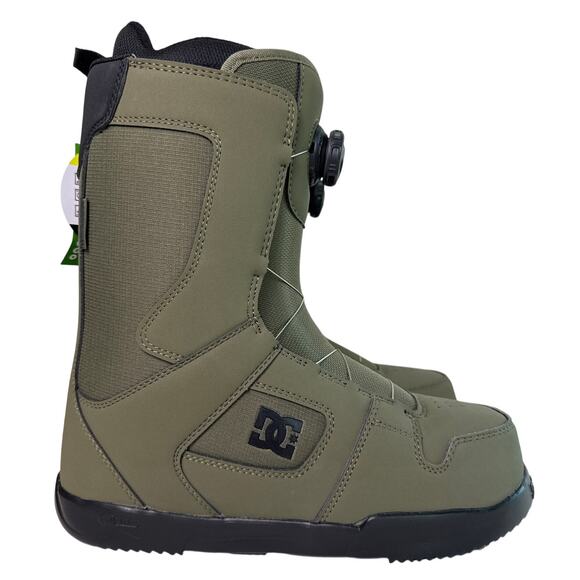 DC Phase Snowboard Boots BOA Mens 9, Women's 10.5 Olive Green Black - Picture 1 of 16